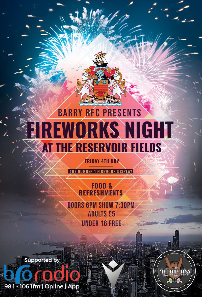 Barry RFC Fireworks Night View Magazines
